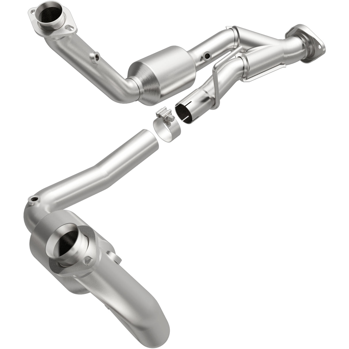 MagnaFlow direct-fit catalytic converter fits Fits 2006 Jeep Commander Compliant stainless steel CARB compliant