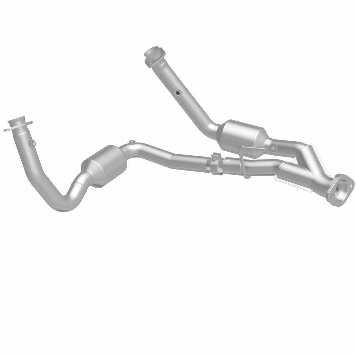 MagnaFlow direct-fit catalytic converter fits Fits 2006 Jeep Commander Compliant stainless steel CARB compliant