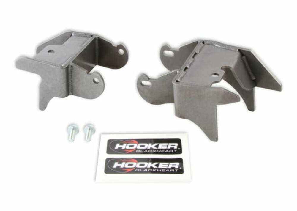 Hooker performance muffler black fits-2006-jeep-wrangler-hooker-blackheart-engine-mount-brackets-bhs515