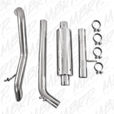t Fits 2007-11 Wrangler 2 1/2" Tail Pipe Muffler before Axle T409-S5514409 MBRP Exhaust