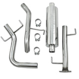 MBRP cat-back exhaust system fits 2007-2014 Toyota single rear exit Armor Plus Series T409 stainless steel S5310409
