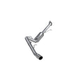 MBRP cat-back exhaust system fits 2007-2008 Chevy single side exit aluminized steel S5042AL 3 inch inlet/outlet