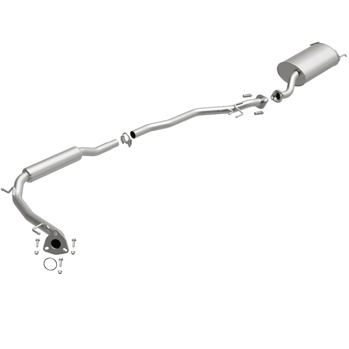 Fits 2007-2008 Honda Fit 1.5L Direct-Fit Replacement Exhaust System 106-0228 aluminized steel