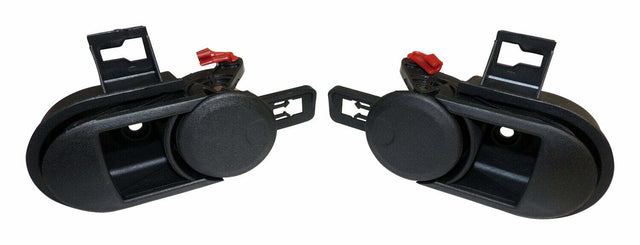 Fits 2007-2008 Jeep Wrangler JK Wrangler; exterior door handle assembly Set -55395406K-CRN