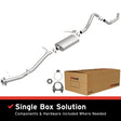 Fits 2007-2010 Chevy Silverado 2500 HD Replacement Exhaust System 106-0824 aluminized steel