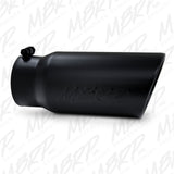 MBRP filter-back exhaust system fits 2007-2010 Dodge Ram 2500 single side exit aluminized steel black coated S6130BLK