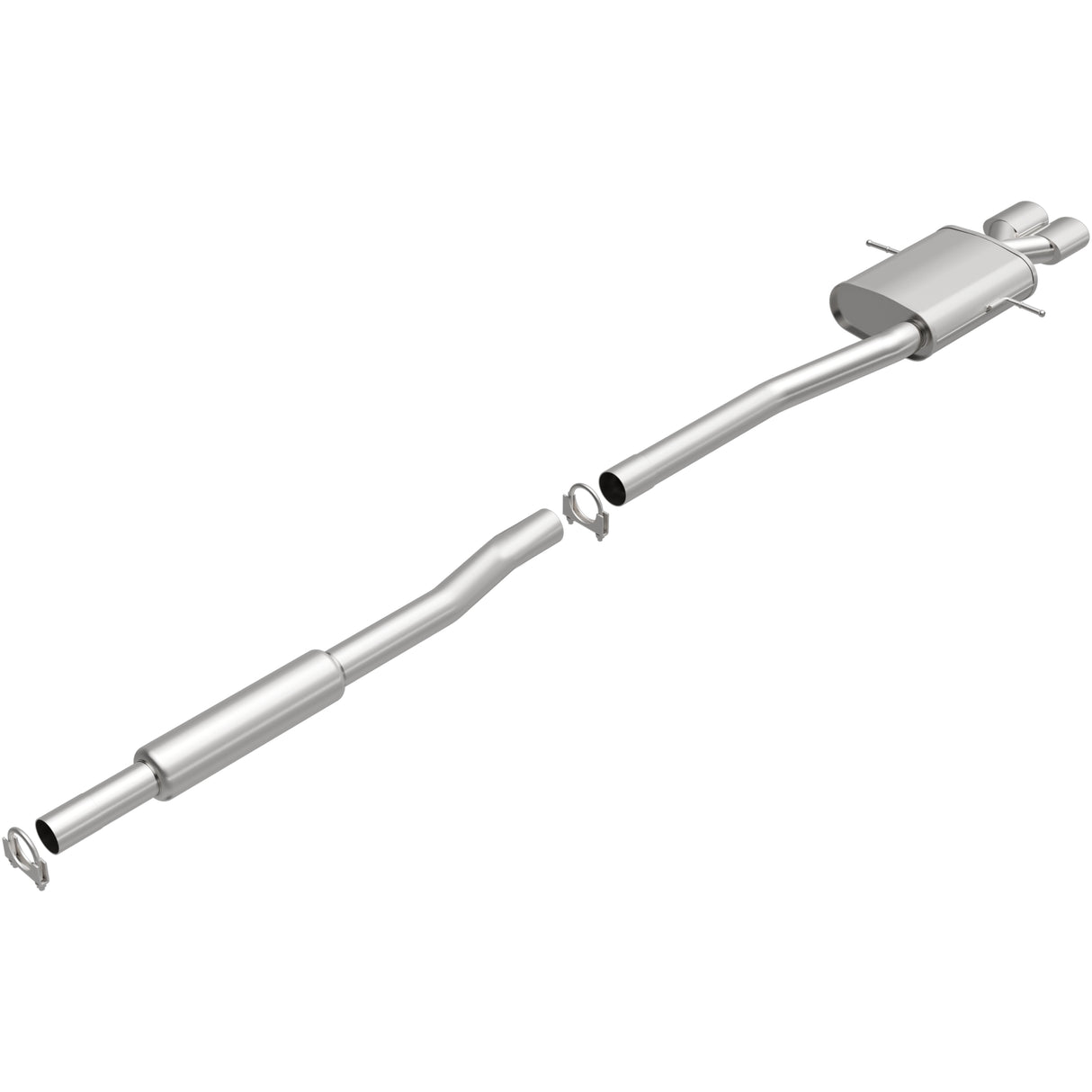 Fits 2007-2014 Mini Cooper 1.6L Direct-Fit Replacement Exhaust System 106-0831 aluminized steel