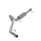 MBRP cat-back exhaust system fits 2007-2014 Toyota single rear exit aluminized steel S5308AL 2 inch inlet/outlet