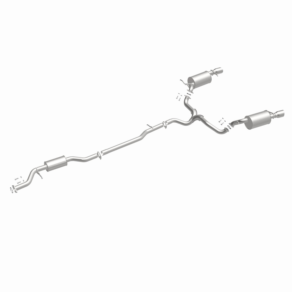 Fits 2007-2015 Mazda CX-9 Direct-Fit Replacement Exhaust System 106-0837 aluminized steel