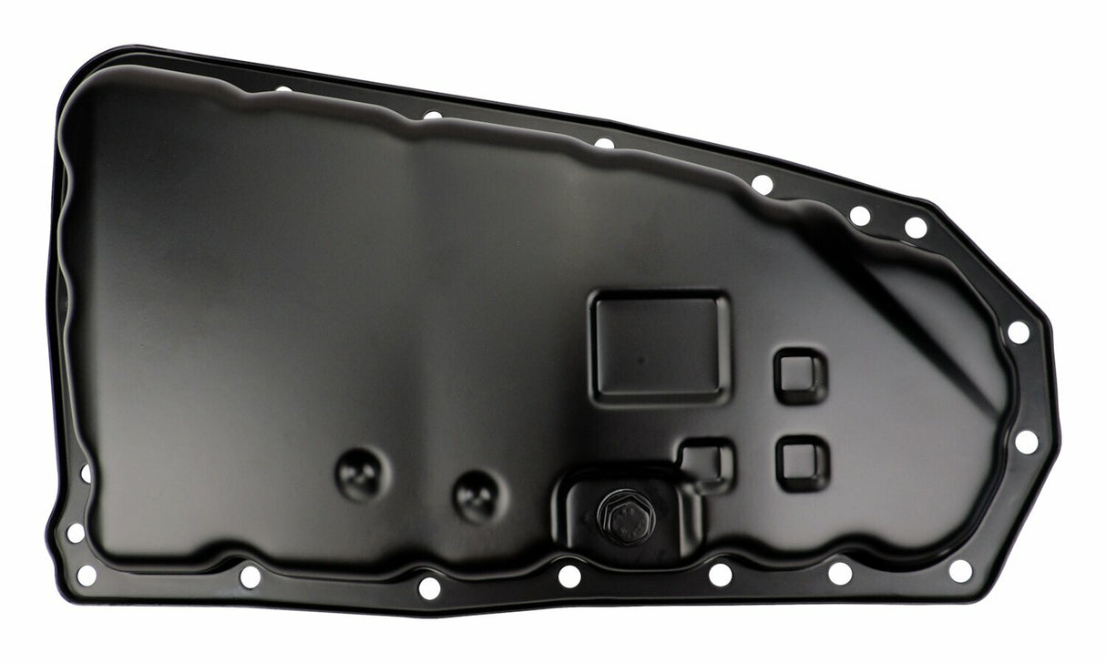 Fits 2007-2017 MK Compass Automatic Transmission Oil Pan; 5189837AA steel black