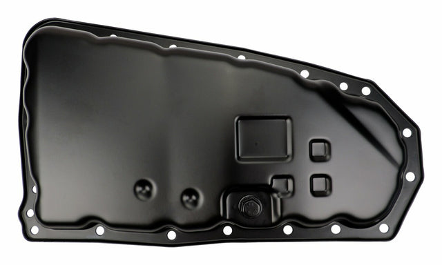 Fits 2007-2017 MK Compass Automatic Transmission Oil Pan; 5189837AA steel black