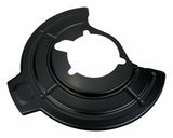 Fits 2007-2018 Jeep Wrangler JK Wrangler Brake Dust Shield; 68043287AB steel black
