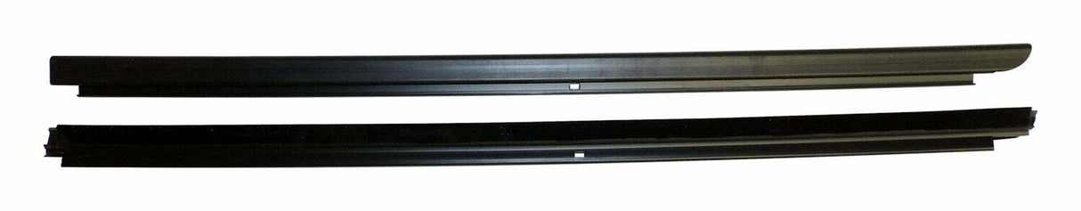 Fits 2007-2018 Jeep Wrangler JK Wrangler; Door Glass Weatherstrip Set -55395268K-CRN