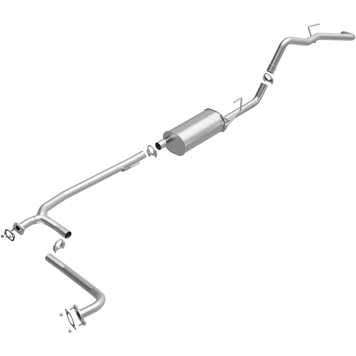 t Fits 2007-2018 Nissan Frontier Direct-Fit Replacement Exhaust System 106-0144 Brexhaust