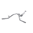 MBRP cat-back exhaust system fits Chevy Silverado 1500 aluminized steel S5038AL