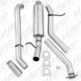 MBRP cat-back exhaust system fits 2003-2006 Chevy Silverado 1500 single side exit aluminized steel S5014AL 3 inch inlet/outlet