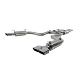 MBRP cat-back exhaust system fits 2008-2010 Dodge Challenger dual split rear exit Armor Pro Series T304 stainless steel S7110304 3 inch inlet/outlet