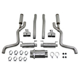 MBRP cat-back exhaust system fits 2008-2010 Dodge Challenger dual split rear exit Armor Pro Series T304 stainless steel S7110304 3 inch inlet/outlet
