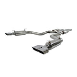 MBRP cat-back exhaust system fits 2008-2010 Dodge Challenger dual split rear exit Armor Pro Series T304 stainless steel S7110304 3 inch inlet/outlet