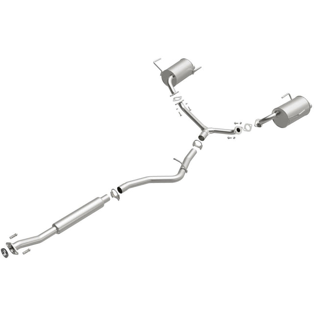 Fits 2008-2013 Subaru Direct-Fit Replacement Exhaust System 106-0133 aluminized steel