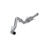 MBRP cat-back exhaust system fits Chevy Silverado 1500 single side exit aluminized steel S5036P 3 inch inlet/outlet