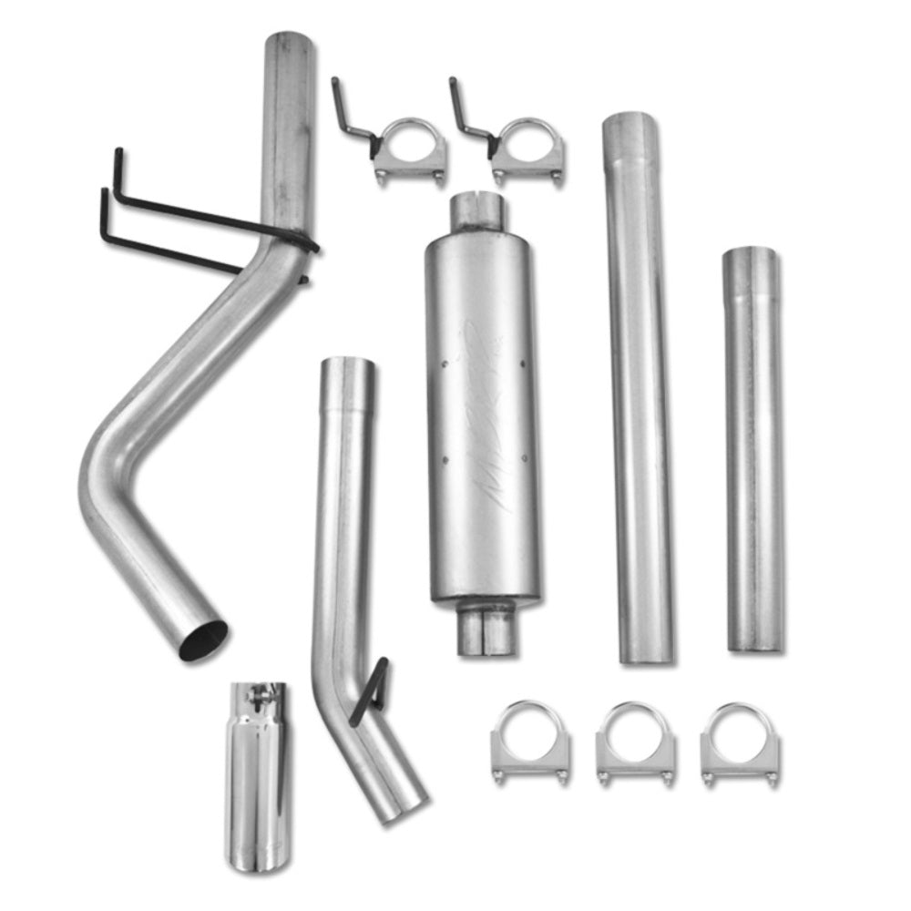 MBRP cat-back exhaust system fits 2009-2010 Dodge Ram 1500 single side exit aluminized steel S5142AL 3 inch inlet/outlet