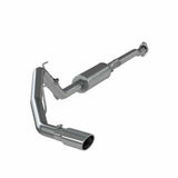 MBRP cat-back exhaust system fits 2009-2010 Ford F-150 single side exit Armor Plus Series T409 stainless steel S5210409 3 inch inlet/outlet