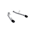 t Fits 2009-2010 Ford Mustang 2 1/2in. Dual Axle Back; T304 with CF Tips-S72023CF MBRP Exhaust