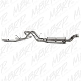 MBRP cat-back exhaust system fits 2009-2012 Chevy dual rear exit Armor Plus Series T409 stainless steel S5074409 2 inch inlet/outlet
