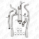 MBRP cat-back exhaust system fits 2009-2012 Chevy dual rear exit Armor Plus Series T409 stainless steel S5074409 2 inch inlet/outlet