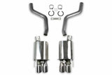 Hooker BlackHeart Fits 2009-2013 Chevrolet Corvette; Axle-Back Exhaust System - 70401329-RHKR for 2009-2013 Chevy Corvette black polished stainless steel