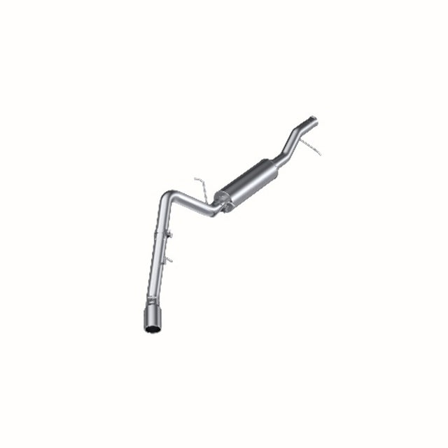 MBRP cat-back exhaust system fits 2009-2013 Chevy single side exit aluminized steel S5062AL 3 inch inlet/outlet