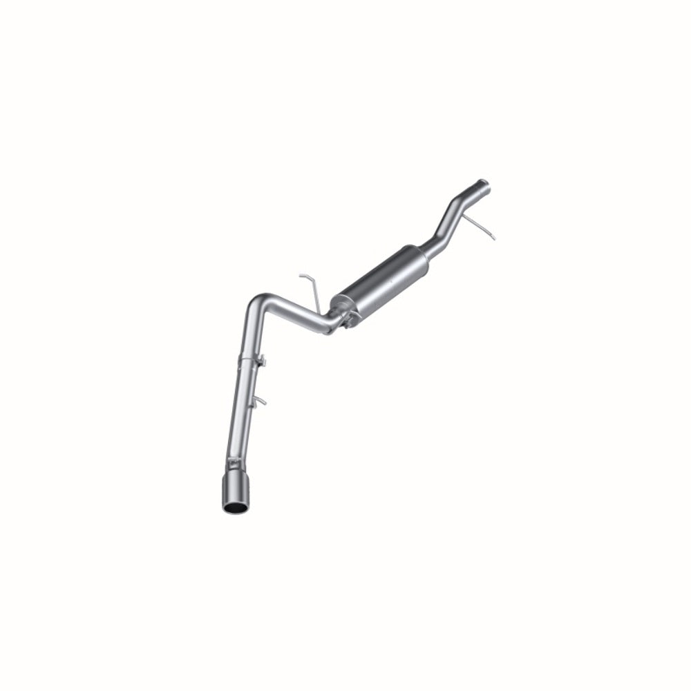 MBRP cat-back exhaust system fits 2009-2013 Chevy single side exit aluminized steel S5062AL 3 inch inlet/outlet