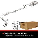 Fits 2009-2013 Honda Fit 1.5L Direct-Fit Replacement Exhaust System 106-0804 aluminized steel