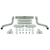 MBRP cat-back exhaust system fits 2009-2014 Dodge Challenger dual split rear exit Armor Plus Series T409 stainless steel S7104409 3 inch inlet/outlet