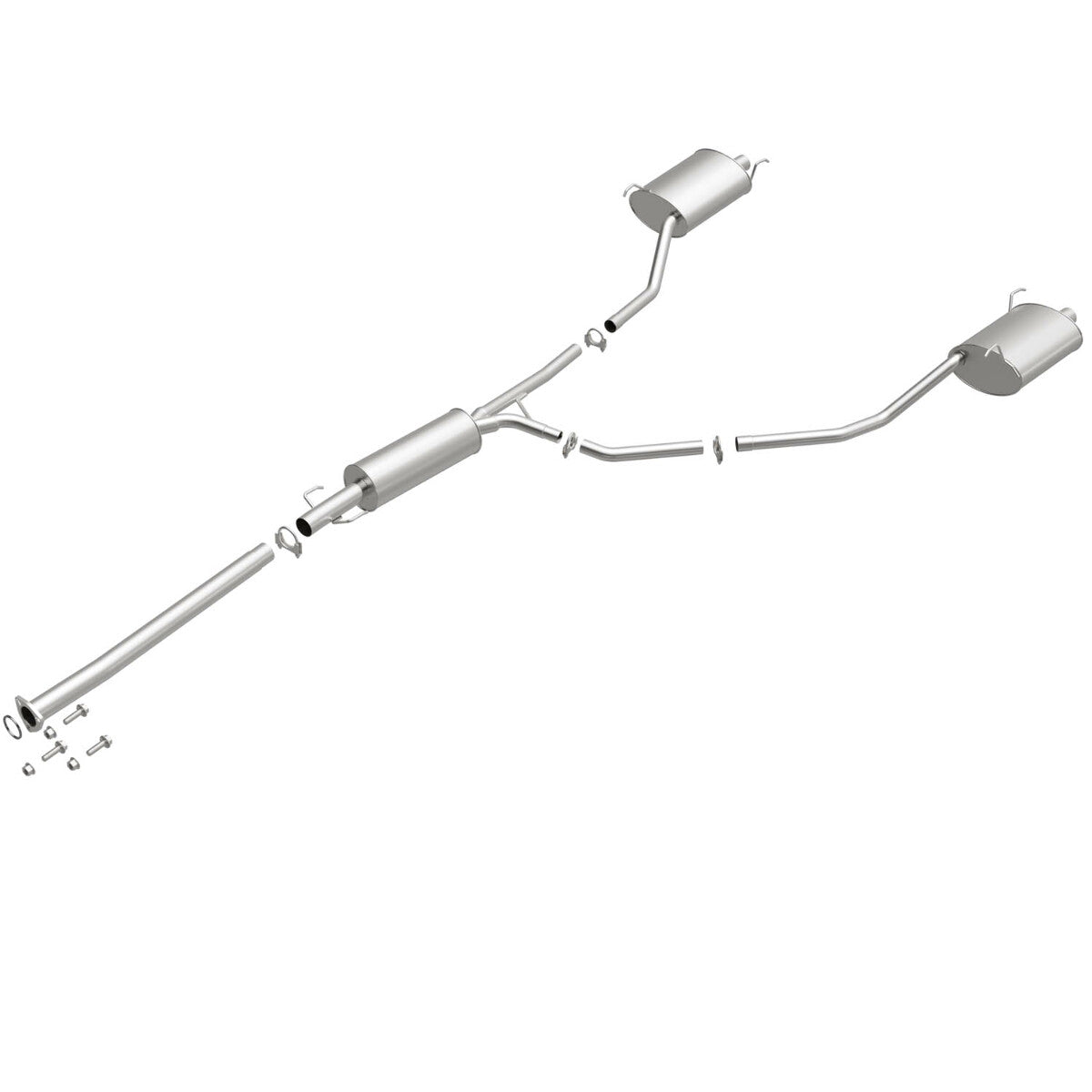 Fits 2009-2015 Honda Pilot 3.5L Direct-Fit Replacement Exhaust System 106-0333 aluminized steel