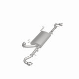 Fits 2009-2015 Toyota Venza 3.5L Direct-Fit Replacement Exhaust System 106-0873 aluminized steel