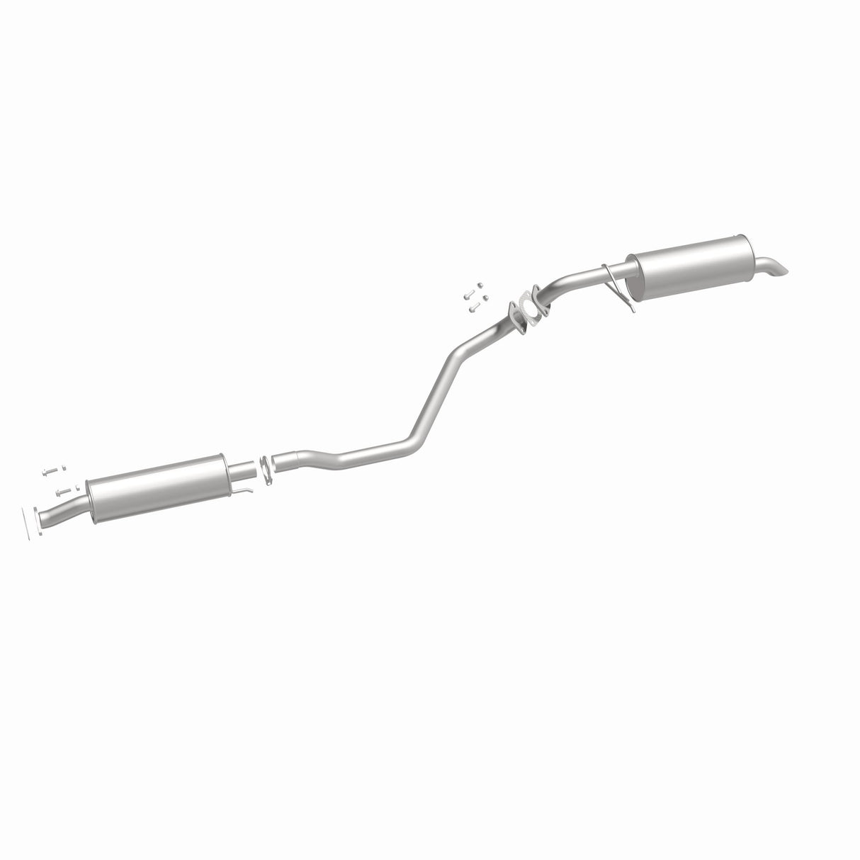 Fits 2010-2011 Kia Soul 2.0L Direct-Fit Replacement Exhaust System 106-0869 aluminized steel