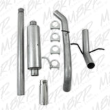 MBRP cat-back exhaust system fits 2010-2013 Chevy Silverado 1500 single side exit aluminized steel S5054AL 3 inch inlet/outlet