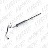 MBRP cat-back exhaust system fits 2010-2013 Chevy Silverado 1500 single side exit aluminized steel S5054P 3 inch inlet/outlet