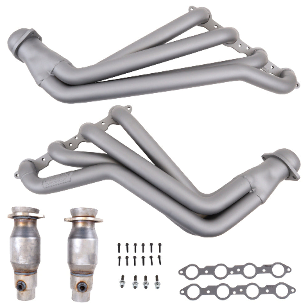 t Fits 2010-2015 Camaro LS3/L99 1-7/8 Long Tube Exhaust Headers W/Cats-4054 BBK Performance