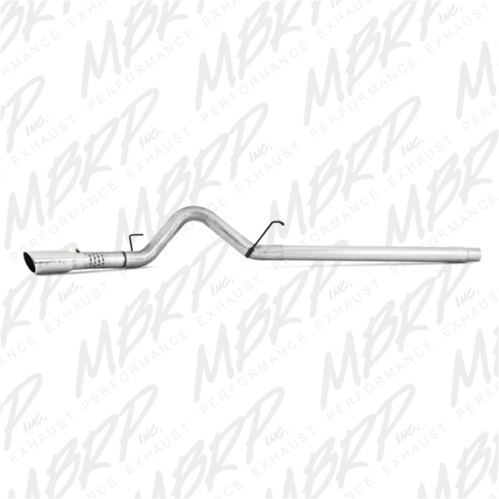 MBRP filter-back exhaust system fits Ford F-250 single side exit aluminized steel S6242AL 4 inch inlet/outlet