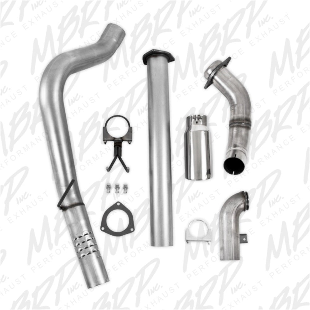 MBRP filter-back exhaust system fits 2011-2014 Ford single side exit aluminized steel S6284AL