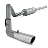 MBRP cat-back exhaust system fits 2011-2013 Chevy Silverado 1500 single side exit aluminized steel S5070AL