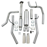 MBRP cat-back exhaust system fits 2011-2014 Ford F-150 dual rear exit aluminized steel S5234AL 2 inch inlet/outlet