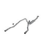 MBRP cat-back exhaust system fits 2011-2014 Ford F-150 dual rear exit aluminized steel S5240AL 2 inch inlet/outlet