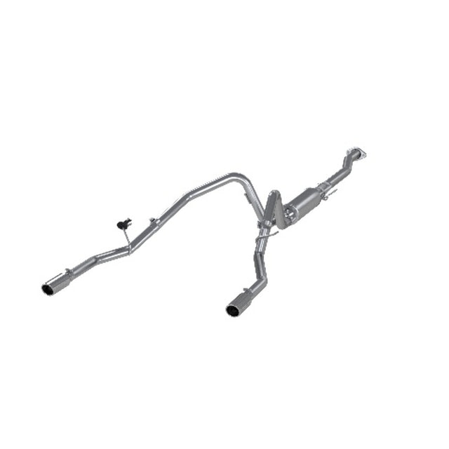 MBRP cat-back exhaust system fits 2011-2014 Ford F-150 dual rear exit aluminized steel S5240AL 2 inch inlet/outlet