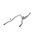 MBRP cat-back exhaust system fits 2011-2014 Ford F-150 dual rear exit aluminized steel S5240AL 2 inch inlet/outlet