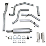 MBRP cat-back exhaust system fits 2011-2014 Ford F-150 dual rear exit aluminized steel S5240AL 2 inch inlet/outlet