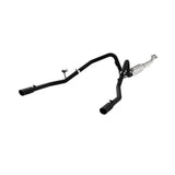 MBRP cat-back exhaust system fits 2011-2014 Ford F-150 dual rear exit aluminized steel black coated S5240BLK 2 inch inlet/outlet